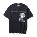 Sunday ServIce Kanye West T Shirt Vintage Oversized Printed Tshirts Men Women