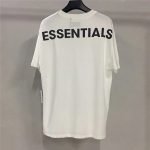 Kanye West Thick Fabric Reflective FOG Essentials T shirts Men Women