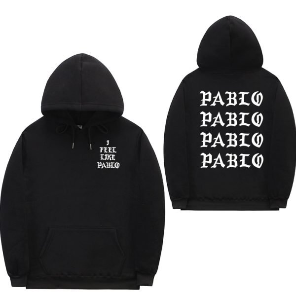 I Feel Like Paul Pablo Kanye West sweat homme hoodies men Sweatshirt Hoodies Hip Hop Streetwear Hoody