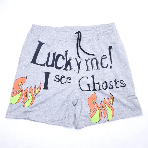 Kanye West Lucky Me! I See Ghosts Grey Shorts